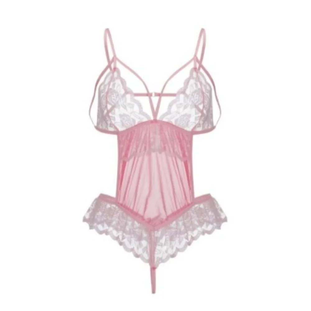 Pink Lace Teddy